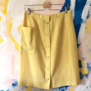 1970’s Vintage Parisian Midi Skirt